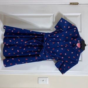 Kate spade strawberry button down dress